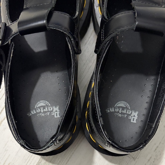 Dr. Martens Bethan Black Platform Mary Jane’s Size 7 - Picture 14 of 16